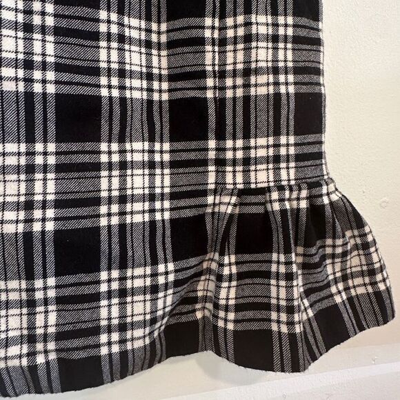 Brooks Brothers 346 Vintage Wool Plaid Black Skirt Size 2 - Picture 2 of 3